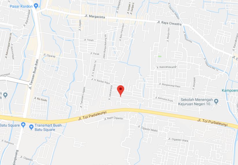 Lokasi Akela Residence Buah Batu Bandung