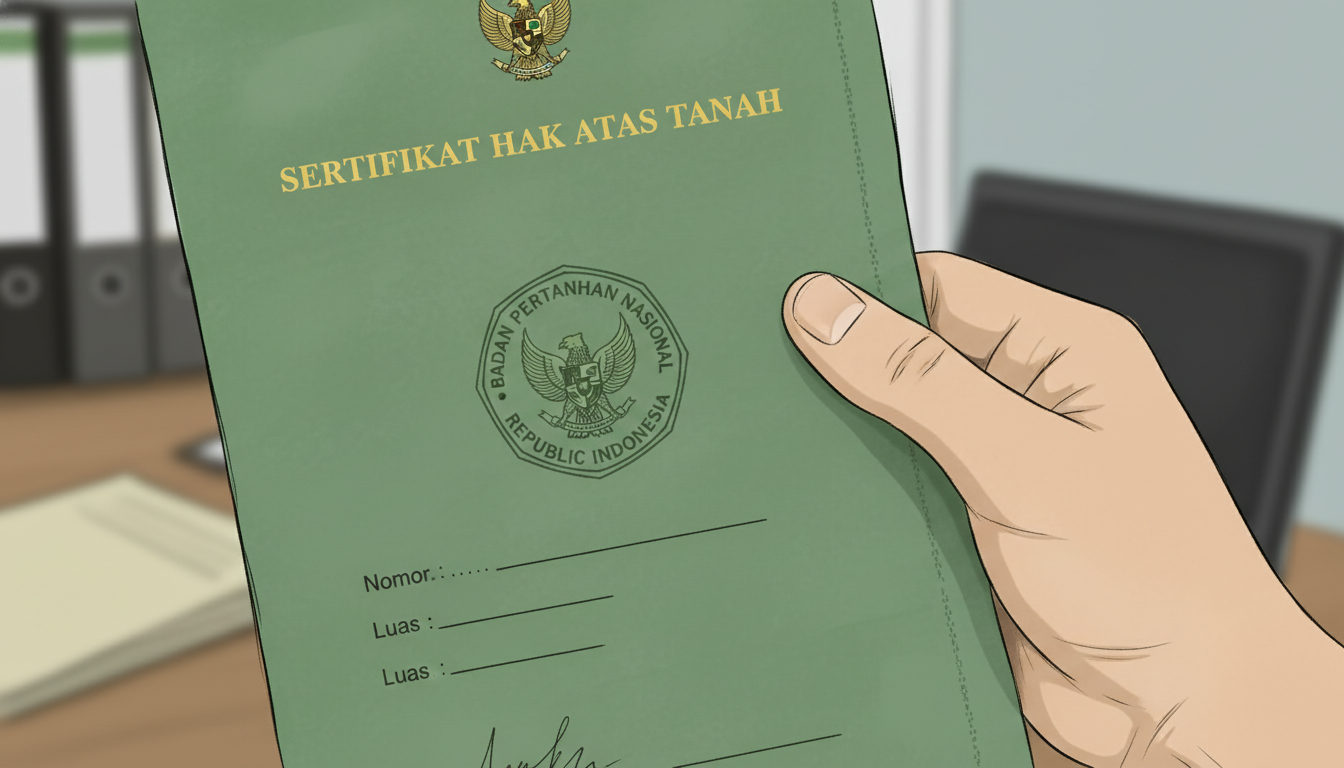 Ciri fisik sertifikat tanah SHM asli